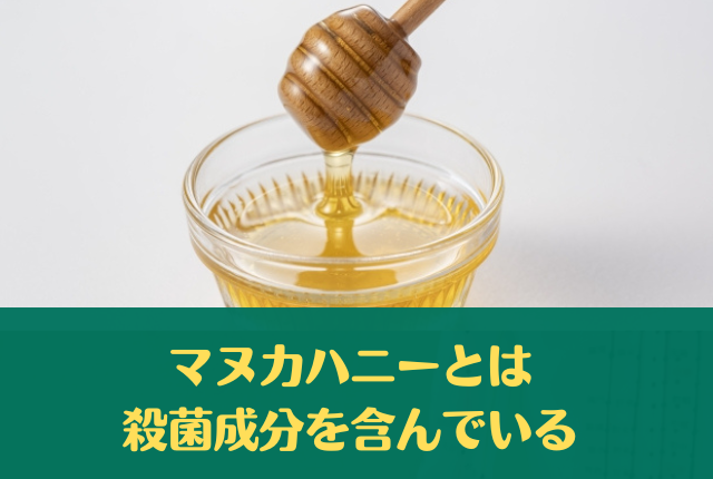 マヌカハニーとは殺菌成分を含んでいる